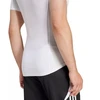 Vyriški adidas Techfit marškinėliai trumpomis rankovėmis balti JP4675