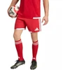 Vyriški adidas Tiro 26 varžybiniai šortai, raudoni ir balti, KA6179