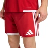 Vyriški adidas Tiro 26 varžybiniai šortai, raudoni ir balti, KA6179