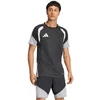 Vyriški adidas Tiro 26 varžybų treniruočių marškinėliai, juodi, pilki ir balti JX4254