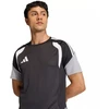 Vyriški adidas Tiro 26 varžybų treniruočių marškinėliai, juodi, pilki ir balti JX4254