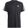 Vyriški adidas Train Essentials 3-Juostelių treniruočių marškinėliai Juodi IB8150