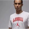 Vyriški Air Jordan London City Jumpman marškinėliai balti - HQ0398-100