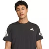 Vyriški bėgimo marškinėliai adidas ADI365 Running Climacool Iconic, juodi, JZ7694