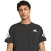 Vyriški bėgimo marškinėliai adidas ADI365 Running Climacool Iconic, juodi, JZ7694