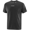 Vyriški bėgimo marškinėliai Salomon Sense Aero SS Tee Gfx M LC2699800, juodi, 2XL