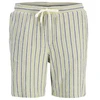 Vyriški dryžuoti „Jack&Jones“ šortai JPSTJAIDEN COBA STRIPE JOG SHORTS REG SN 12274413 TEA/STRIPES