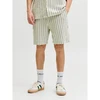 Vyriški dryžuoti „Jack&Jones“ šortai JPSTJAIDEN COBA STRIPE JOG SHORTS REG SN 12274413 TEA/STRIPES