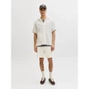 Vyriški dryžuoti šortai Jack&Jones Coba Stripe, balkšvi