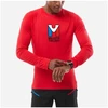 Vyriški ilgomis rankovėmis marškinėliai Millet Trilogy Wool Ts Ls, raudoni