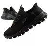 Vyriški kedai Skechers Glide-Step patogūs, lengvi, lengvai įsispiriami, juodi