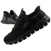 Vyriški kedai Skechers Glide-Step patogūs, lengvi, lengvai įsispiriami, juodi