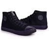 Vyriški klasikiniai aukšti sportbačiai BIG STAR juodi