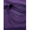 Vyriški klasikiniai medvilniniai BASIC marškinėliai - violetiniai V13 OM 0146