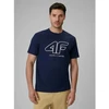 Vyriški laisvalaikio marškinėliai su 4F logotipu 4FRSS26TTSHM3999-31S