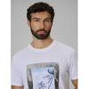 Vyriški marginti laisvo kirpimo marškinėliai 4F 4FWSS26TTSHM3034-10S
