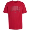 Vyriški marškinėliai Adidas Collegiate Lineage, raudoni, KH4593