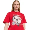 Vyriški marškinėliai adidas FC Bayern München Seasonal Graphic, raudoni