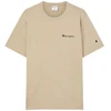 Vyriški marškinėliai Champion SS Tee, smėlio spalvos, 221798 MS041