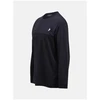 Vyriški marškinėliai ilgomis rankovėmis Peak Performance M Trail Wool Blend, juodi
