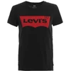Vyriški marškinėliai Levi's The Perfect Large Batwing, juodi