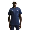 Vyriški marškinėliai Nike PSG Essential tamsiai mėlyni IM1664 410