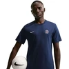 Vyriški marškinėliai Nike PSG Essential tamsiai mėlyni IM1664 410