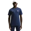 Vyriški marškinėliai Nike PSG Essential tamsiai mėlyni IM1664 410