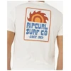 Vyriški marškinėliai RIP CURL Pacific Rinse Sunrise, balti