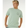 Vyriški marškinėliai Rip Curl Pacific Rinse Circle, žali