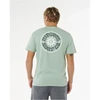 Vyriški marškinėliai Rip Curl Pacific Rinse Circle, žali