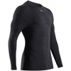 Vyriški marškinėliai X-BIONIC MightyWool LS-X, juodi