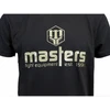 Vyriški medvilniniai marškinėliai Masters Basic, juodi