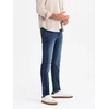 Vyriški mėlyni slim fit džinsai su elastanu