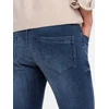Vyriški mėlyni slim fit džinsai su elastanu