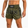 Vyriški Muay Thai šortai DBX Bushido Combatwear, tamsiai žali