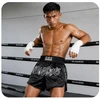 Vyriški Muay Thai šortai DBX Bushido V2 Combatwear, juodi