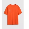 Vyriški oversize marškinėliai su spauda 4F 4FRSS25TTSHM2652-70S