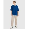 Vyriški „oversize“ modelio modaliniai marškinėliai 4F 4FRSS25TTSHM2731-46S