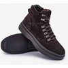 Vyriški pašiltinti žieminiai batai Suede Big Star OO174189 rudos spalvos