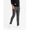 Vyriški pilki slim fit džinsai su elastanu