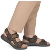 Vyriški rudos odos sandalai su Velcro užsegimu Rieker 26450-26