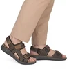 Vyriški rudos odos sandalai su Velcro užsegimu Rieker 26450-26