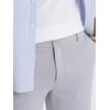 Vyriški SLIM FIT trikotažiniai šortai - šviesiai pilki