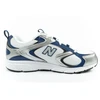 Vyriški sportiniai bateliai New Balance 408, madingi, patogūs, balti su sidabrinėmis detalėmis