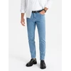 Vyriški šviesiai mėlyni slim fit džinsai su elastanu