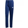 Vyriškos adidas 3-juostelių trikotažinės kelnės su atviru kraštu, klasikinis kirpimas, mėlynos JI8803