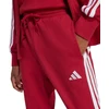 Vyriškos adidas Essential 3-Stripes French Terry bordo spalvos kelnės KR2702
