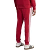Vyriškos adidas Essential 3-Stripes French Terry bordo spalvos kelnės KR2702