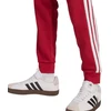 Vyriškos adidas Essential 3-Stripes French Terry bordo spalvos kelnės KR2702